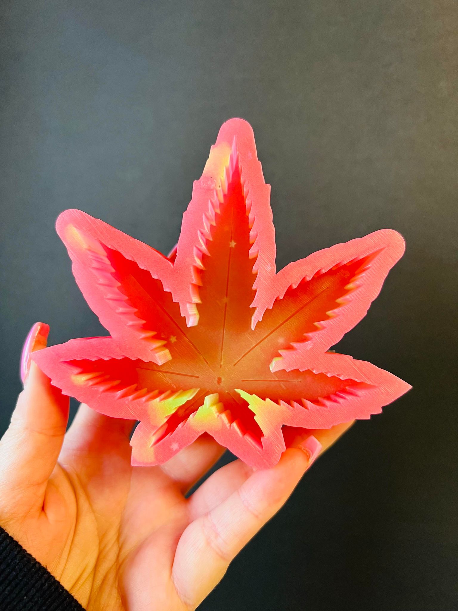 Marijuana Leaf Gummy Molds 